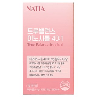 Nattia True Balance 肌醇 40 ： 1 30入, 1個, 30冊