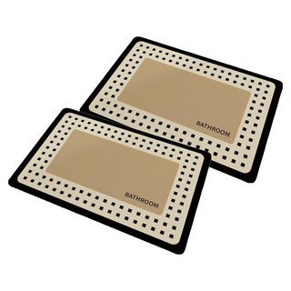 寢室安居 吸水止滑軟式珪藻土地墊, 謬思晨曦, 2個