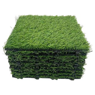 樂嫚妮 0.25坪塑木拼接地板 9片, 仿春草, 1件