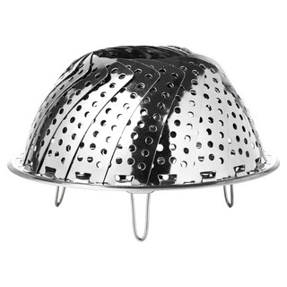 JAJU 스테인리스 접이식 찜기, 29cm, 1개