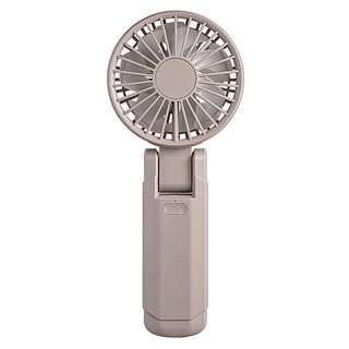 AFAMIC 艾法 無線大風力雙葉手持扇 可調節 USB充電, 灰色, CYKE-F16