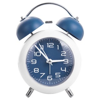 超大鈴聲小夜燈數字鬧鐘 210g, 藍色