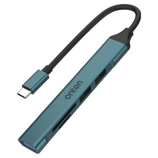 COMSMART 3埠 USB C-Type 多功能集線器 TF / SD 讀卡機 FW161, 1個, 混色