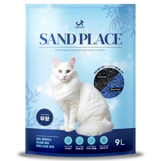 딩동펫 샌드 플레이스 미네랄 벤토나이트 응고형 고양이 모래, 9L, 1개, 무향