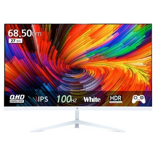 PIXELAR QHD IPS 100Hz 白色顯示器, 68cm, PAQ2710W(無瑕疵)