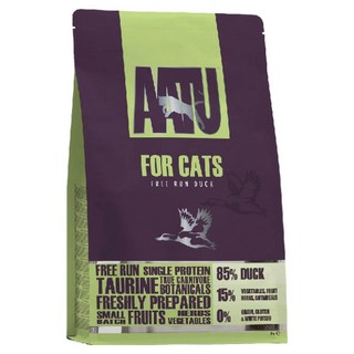 AATU 奧圖 超級8 嚴選無穀全齡貓糧, 鴨肉, 3000g, 1袋