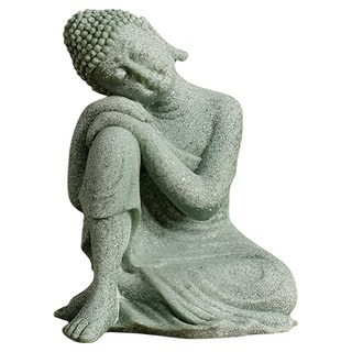Rosyterra 迷你佛像 佛祖 佛教 冥想 擺件 8 x 6 x 6 cm, 1個, E