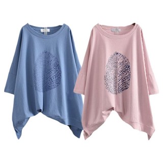 富家姐姐款 女性夏季圓領簡約基本大尺碼寬鬆短袖T恤 2件組