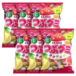 Kasugai 春日井 Tsubu Gummy 雷根糖, 6個, 65g