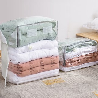 TAILI 太力 超大立體側開免抽氣手壓真空收納壓縮袋 換季棉被整理袋, 1組, 3個