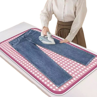 KODACHIEF 可折疊防滑燙衣板, 格紋粉紅色