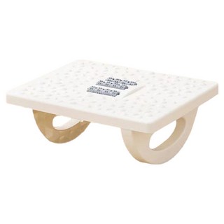 小麥購物 浴室擱腳凳 L108, 白色