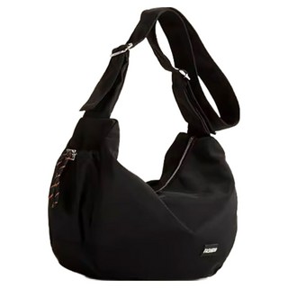 ViVEMO Niki天然大容量肩背包斜背包 10709, 黑色