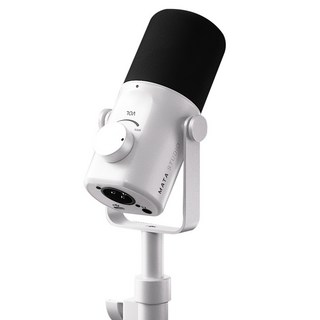 마타스튜디오 C300 다이나믹 방송용 유튜브 녹음 USB 마이크, 화이트