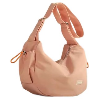 ViVEMO Niki天然大容量肩背包斜背包 10709, 粉色