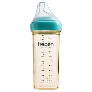 hegen x Selina 聯名款 PPSU多功能寬口奶瓶, 誕藍, 330ml, 1個