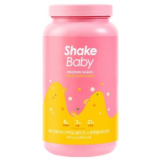 ShakeBaby Lacto-Cut 蛋白質奶昔 甜玉米片口味, 1個, 630g