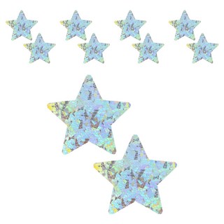Kelbon 亮片胸貼 銀河五角星, 10個
