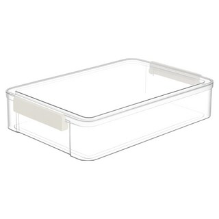 몽구밍 서류철 투명 보관함 대형, 혼합색상, 1단