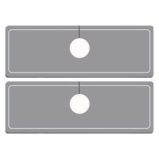 寢室安居 水龍頭矽藻土吸水墊 2個