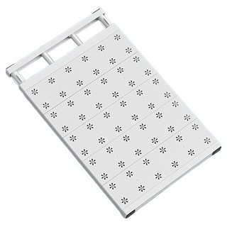 홈스토리즈 다용도 길이조절 선반 파티션 압축봉 베이직, 화이트