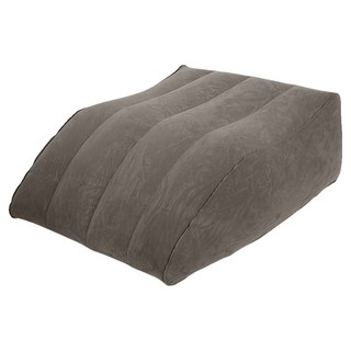 ANTIAN 床上多功能PVC充氣腿枕/便攜充氣腰靠靠墊/托腳墊/擱腳墊/抬腿枕/歇腳墊, 灰色