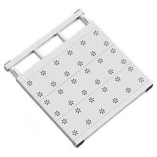 홈스토리즈 다용도 길이조절 선반 파티션 압축 봉 베이직, 화이트, 1개