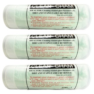 Bebehome 居家生活 汽車美容快乾鹿皮巾3件組 附收納盒 大, 1組, 顏色隨機