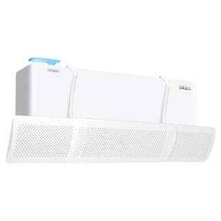 BM Design 簡約3段式白色冷氣擋風板, 1個, 單一商品