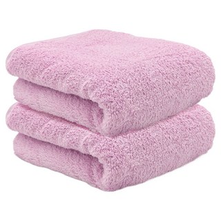 hiorie 日本桃雪 泉州飯店加厚毛巾2件組, 1組, 紫櫻粉