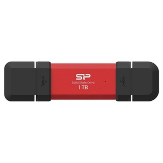 Silicon Power 廣穎電通 DS72 外接式固態硬碟/USB 3.2高速OTG隨身碟 雙用Type-C/USB-A, 1TB