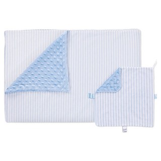 KU.KU Duckbill 酷咕鴨 荳荳安撫毯, 細紋藍