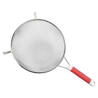 不銹鋼雙耳撈勺/漏勺/過濾網勺/密網油撈勺, 1個