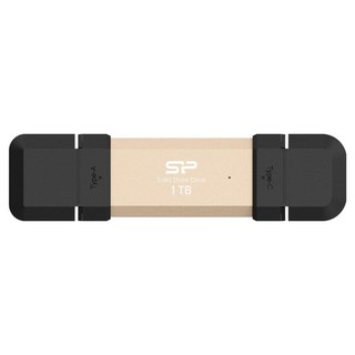 Silicon Power 廣穎電通 DS72 外接式固態硬碟/USB 3.2高速OTG隨身碟 雙用Type-C/USB-A, 1TB