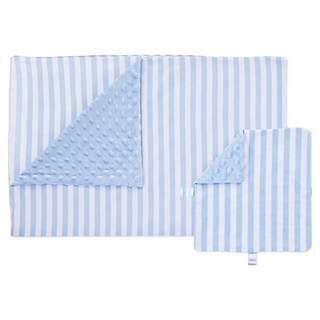 KU.KU Duckbill 酷咕鴨 荳荳安撫毯, 粗紋藍