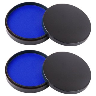 生活智慧 印章式印泥, 2個, 藍色