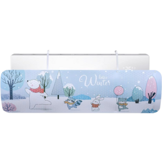 Olparazone 漂亮輕便冷氣擋風板 冬季派對盒裝 1號 900 x 270 x 10 mm, 1個, 單一商品