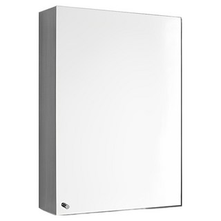 好物良品 單開門封閉壁掛式304不鏽鋼收納鏡櫃 左開門, 1個, 不鏽鋼原色