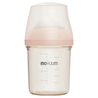 MOYUUM mov.aa PPSU圓口偏心奶瓶, 經典款, 160ml, 1個