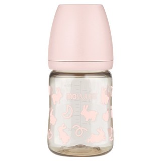 MOYUUM 韓國 PPSU寬口奶瓶 0個月以上, 棉棉兔, 170ml, 1個