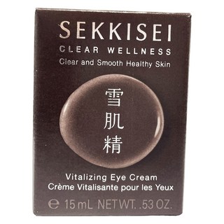 KOSE 高絲 SEKKISEI 雪肌精 漾活黑酵母精萃亮眼霜, 15ml, 1個