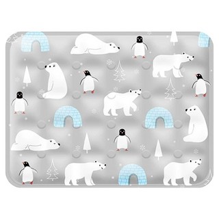 西格傢飾 黑科技瞬涼凝膠坐墊, 極地世界灰