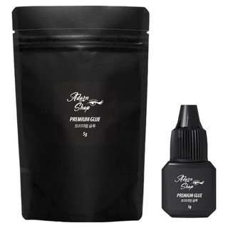 ADORNSHOP 頂級嫁接睫毛膠水, 1個, 黑色/無香