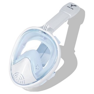 ITS LIFE 第三代全罩式浮潛面罩, 淡藍色