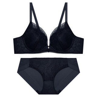 트라이엄프 레이스 소프트 와이어 커버업 브라 + 팬티 세트