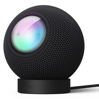 elago Apple HomePod mini 矽膠底座支架, 1個, 黑色