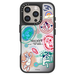 모란카노 디즈니 미키앤 프랜즈 팝 스탬프 미러 디자인 휴대폰 케이스