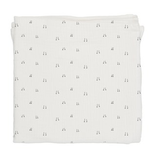 BABY BITES 鯊魚咬一口 純棉舒適透氣超萌圖騰包巾, 小爪子