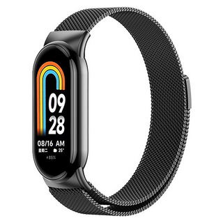 Cashiku 舒適小米手環8/9錶帶, 1黑色, 1個