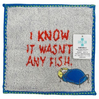 MARUSHIN 丸真 Moomin 嚕嚕米漫畫風口袋小方巾, 失眠嚕嚕米, 1條